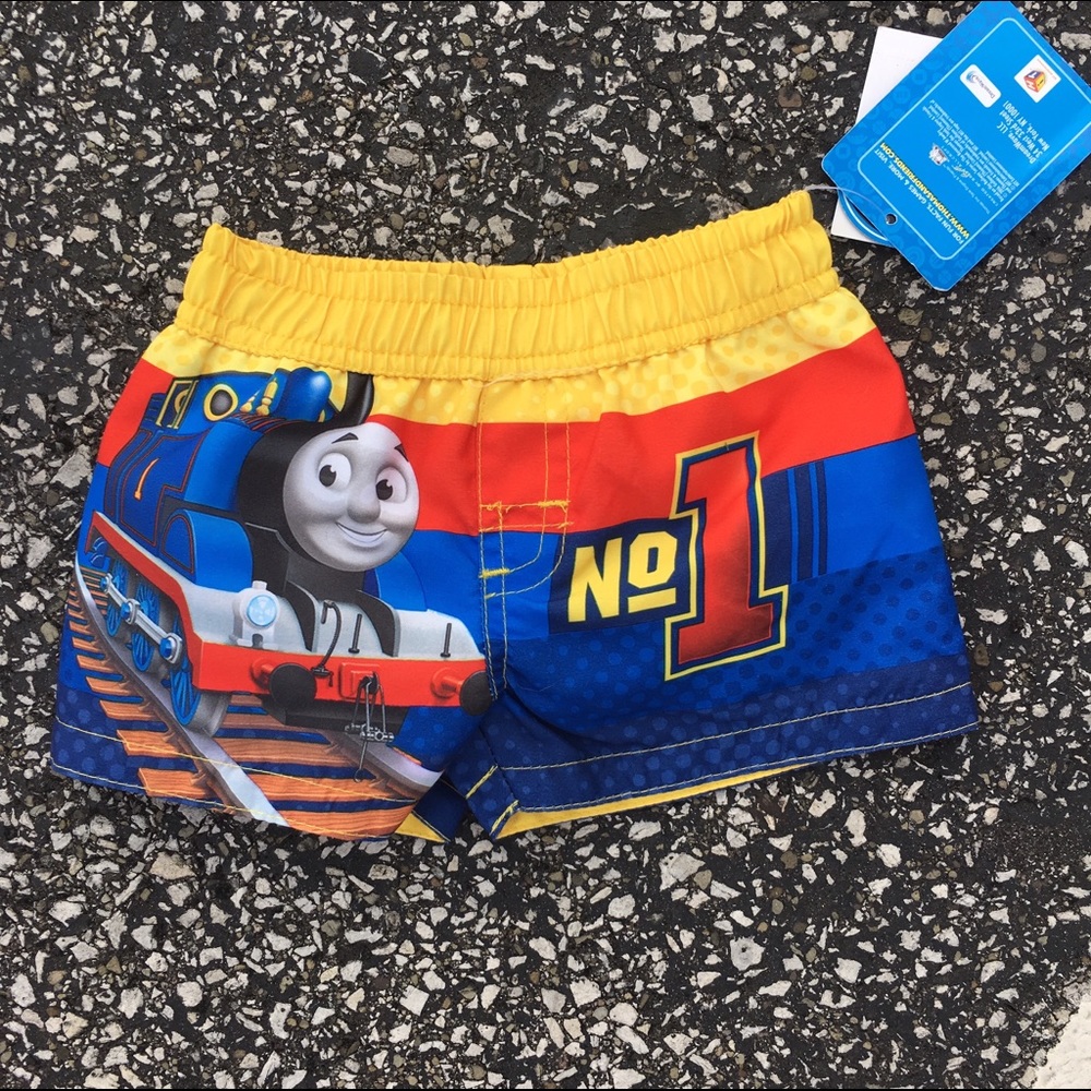 Thomas and Friends Thomas the Tank Engine Swim Suit Size 0-3 Months